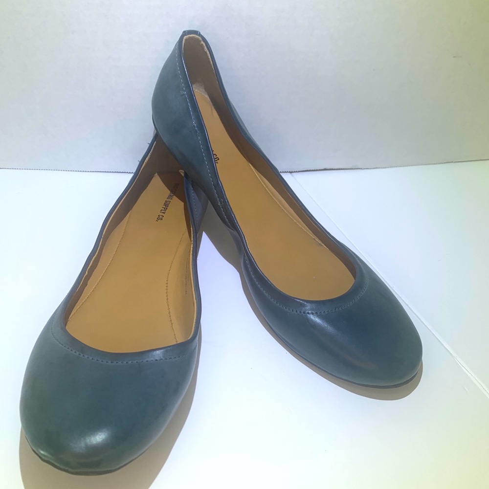 Mossimo blue ballet flats size 11.